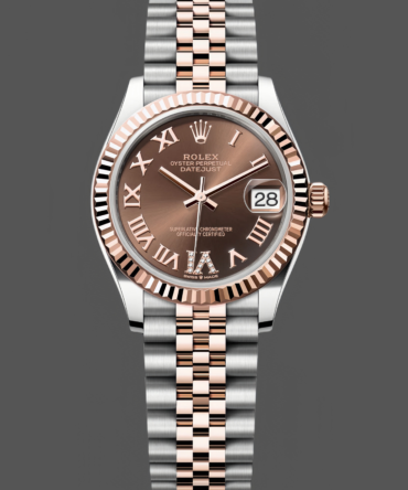 Rolex Datejust 31mm Rose Gold 278271 0004 Chocolate Roman VI Jubilee