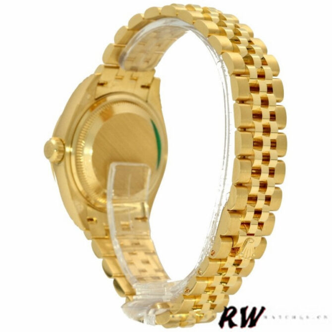 Rolex Datejust 279178 White Roman Dial Yellow Gold 28mm Lady Replica Watch