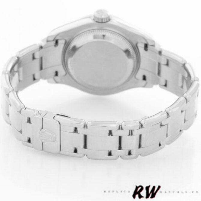 Rolex Masterpiece Pearlmaster 80319 White Roman Dial 29MM Lady Replica Watch