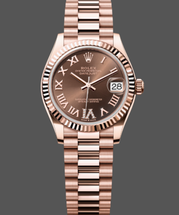 Rolex Datejust 31 Everose Gold Chocolate Dial m278275 0025