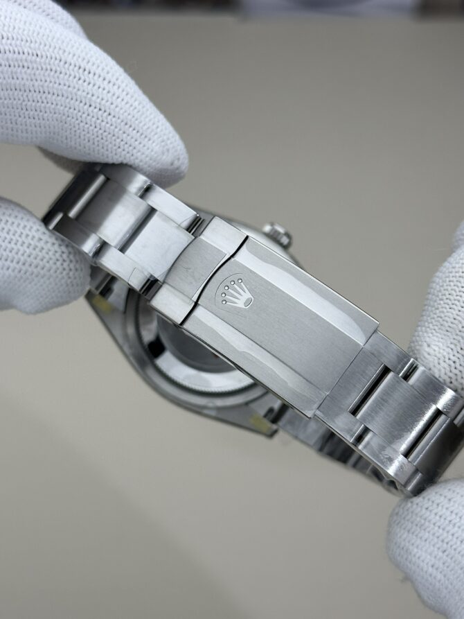2024 Rolex Oyster Perpetual 126000 Stainless Steel Baby Blue Dial Replica Watch