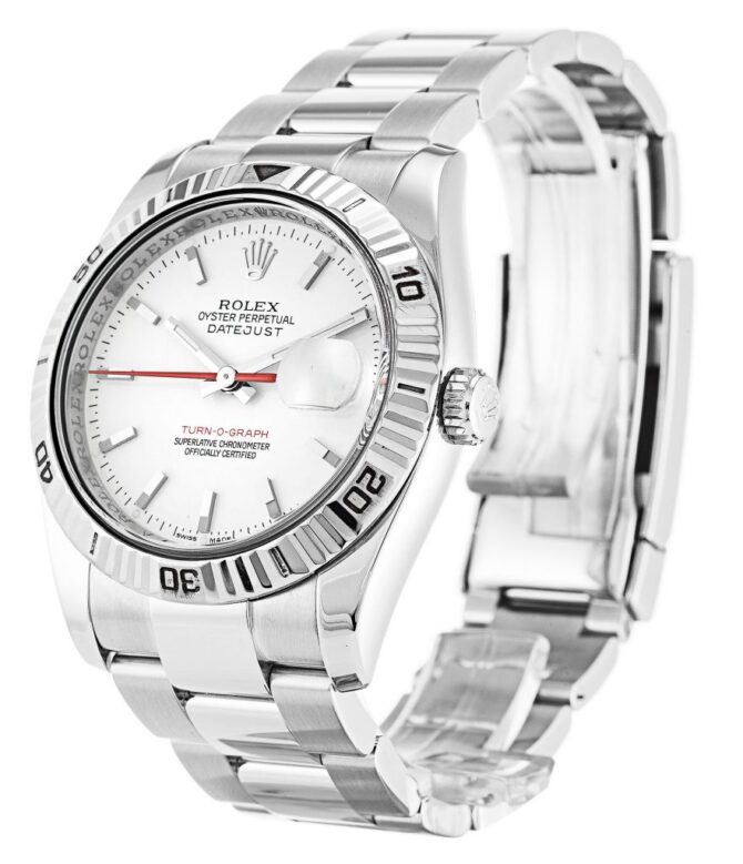 Replica Rolex Datejust Turn-O-Graph 36mm White Dial 116264