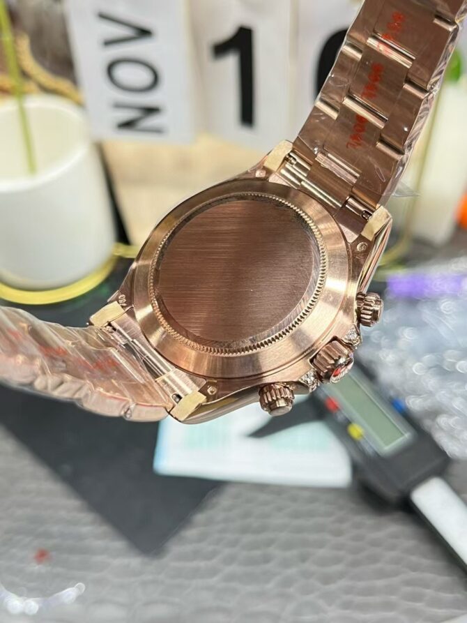 Rolex Daytona 116595RBOW 'Rainbow' Rose Gold Pave Diamond Dial Sapphir