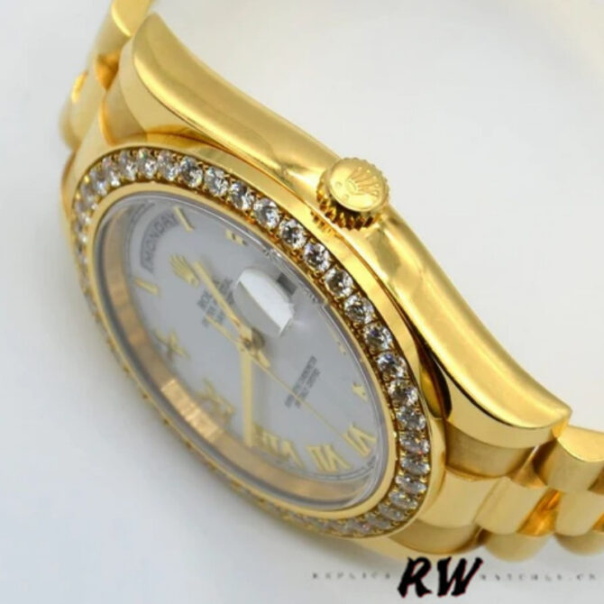 Replica Rolex Day-Date 118388 Black Index Dial 36mm Unisex Watch