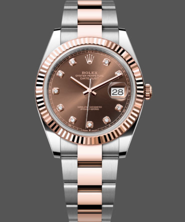 Rolex Datejust 126331 0003 Chocolate Diamond Oyster 41mm Steel
