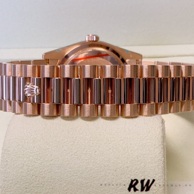Replica Rolex Day-Date 118205 Pink Diamond Dial 36mm Unisex Watch