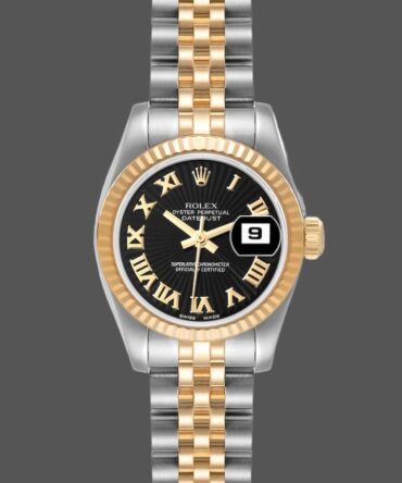 Rolex Datejust 179173 Sunbeam Silver Dial Fluted Bezel 26MM Lady Replica Watch