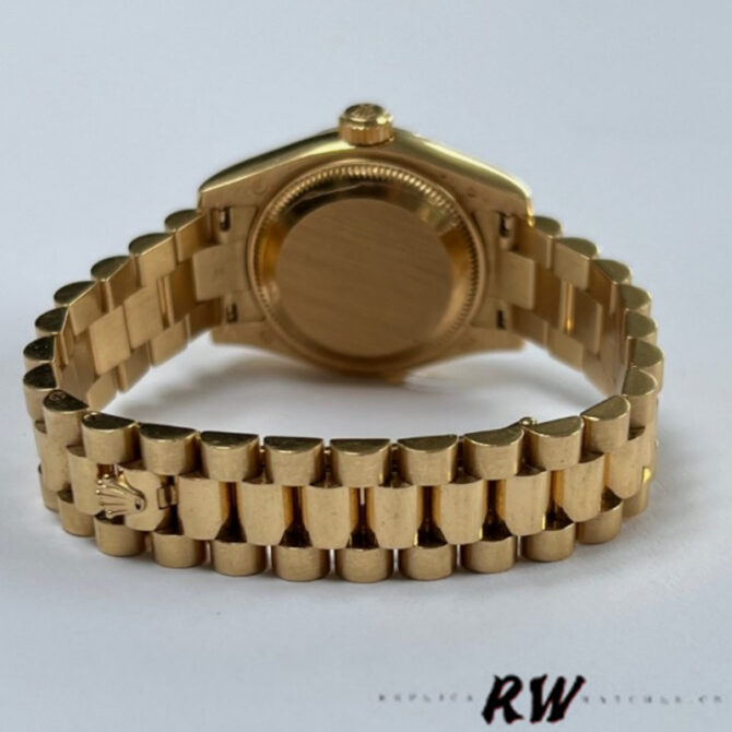 Rolex Datejust 179178 White Roman Dial Dial Yellow Gold 26MM Lady Replica Watch