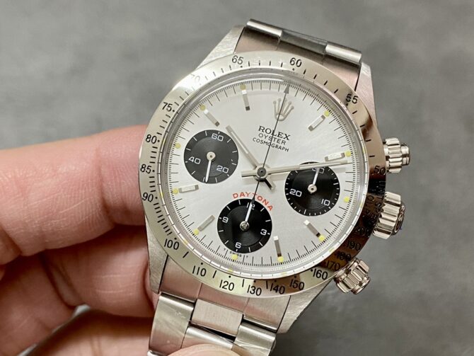 Rolex Daytona 6239 Stainless steel bi-color black and silver LIMITED