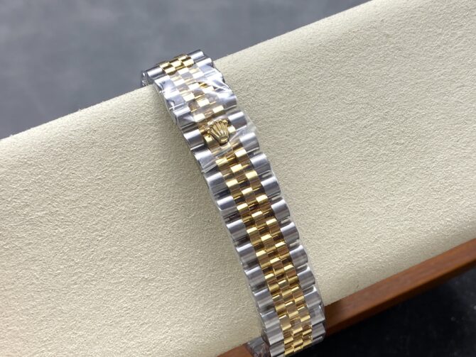 Rolex Datejust 31mm Stainless Steel and Yellow Gold 278383rbr 0002 White Roman Jubilee