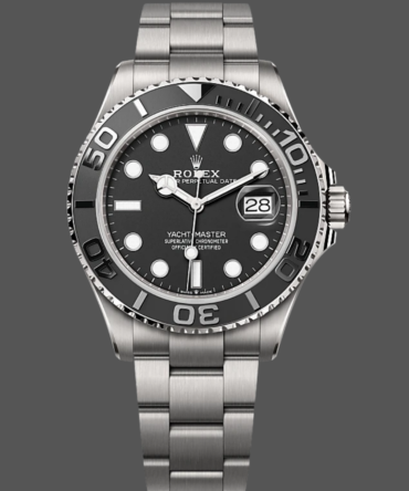 Rolex Yacht Master Black Dial Titanium 226627 0001 42mm Men's Watch