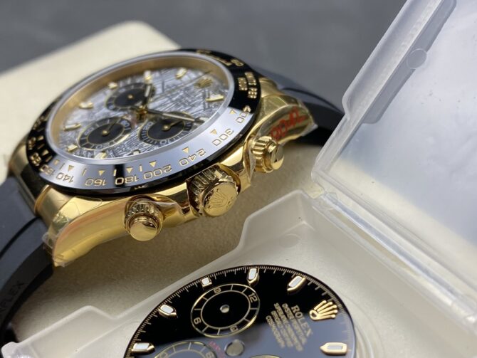 Rolex Cosmograph Daytona 116518LN Meteorite and Black Index Dial 40mm Mens Replica Watch
