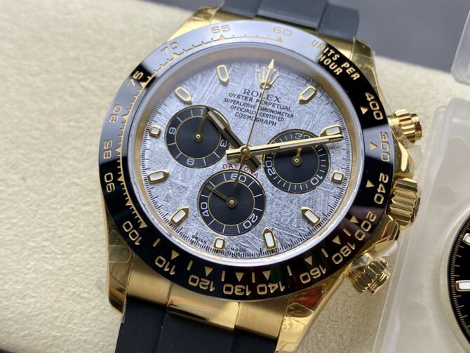 Rolex Cosmograph Daytona 116518LN Meteorite and Black Index Dial 40mm Mens Replica Watch