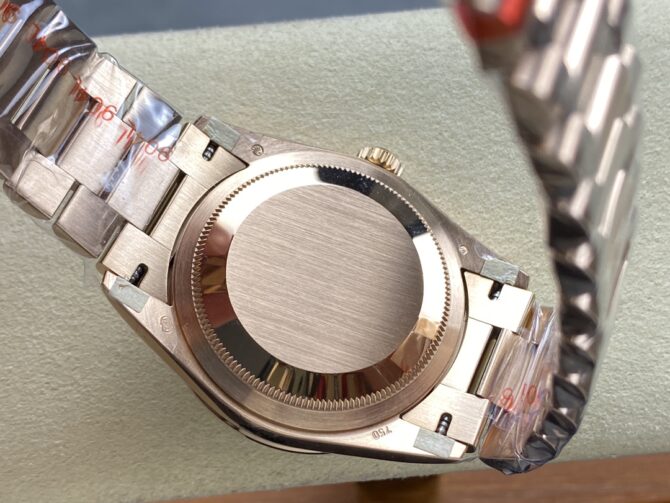 Replica Rolex Day-Date 128345RBR Eisenkiesel dial Everose Gold 36MM Unisex Watch
