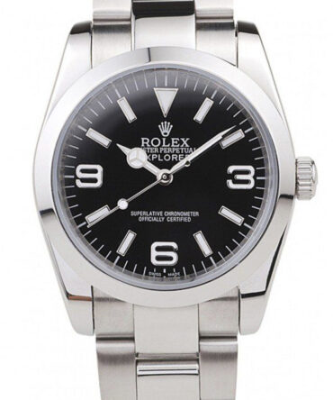Replica Rolex Explorer 36mm Black Dial 98087