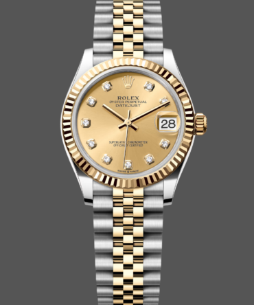 Rolex Datejust 31mm Stainless Steel and Yellow Gold 278273 0026 Champagne Diamond Jubilee