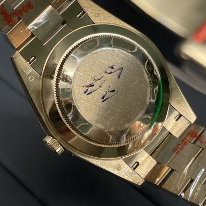 Replica Rolex Day-Date 228238 White Roman Dial Fluted Bezel 40mm Mens Watch
