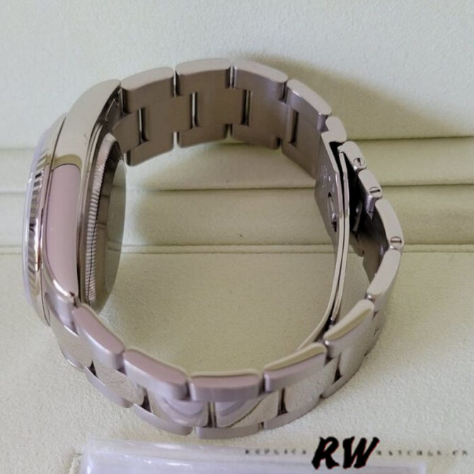 Replica Rolex Day-Date 118239 White Gold Silver dial 36mm Unisex Watch