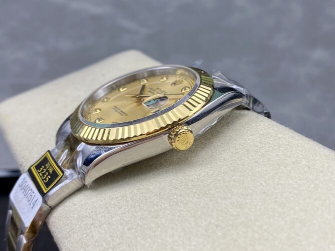 Rolex Datejust 36MM 126233 0018 Champagne Diamond Dial Unisex Replica Watch