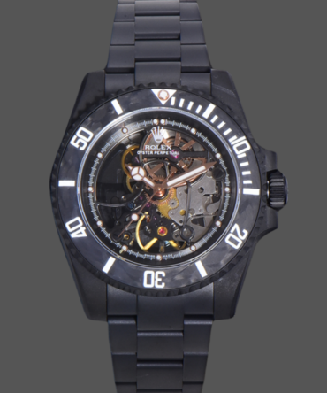 Rolex Submariner Black PVD Andrea Pirlo Project 114060 Skeleton Dial 40mm