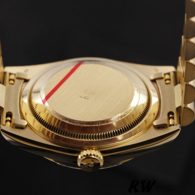 Replica Rolex Day-Date 118238 Ivory Dial Fluted Bezel 36mm Unisex Watch