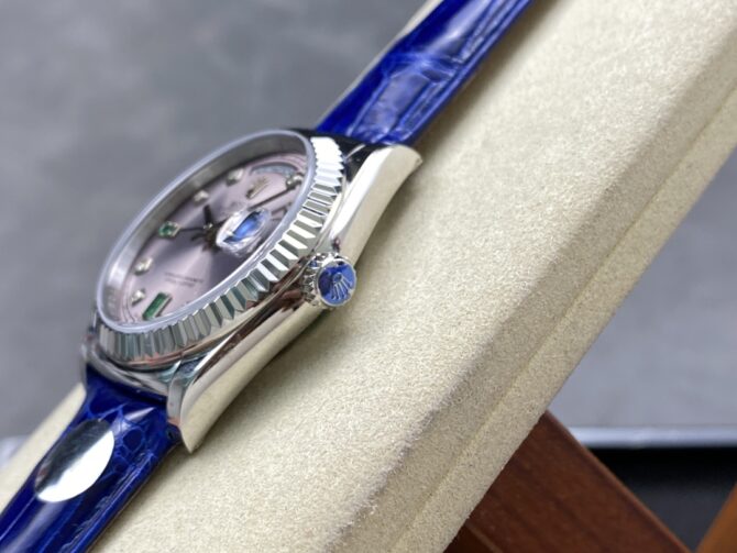 Replica Rolex Day Date 36 White Gold Diamond Rhodium Dial 118139 0053