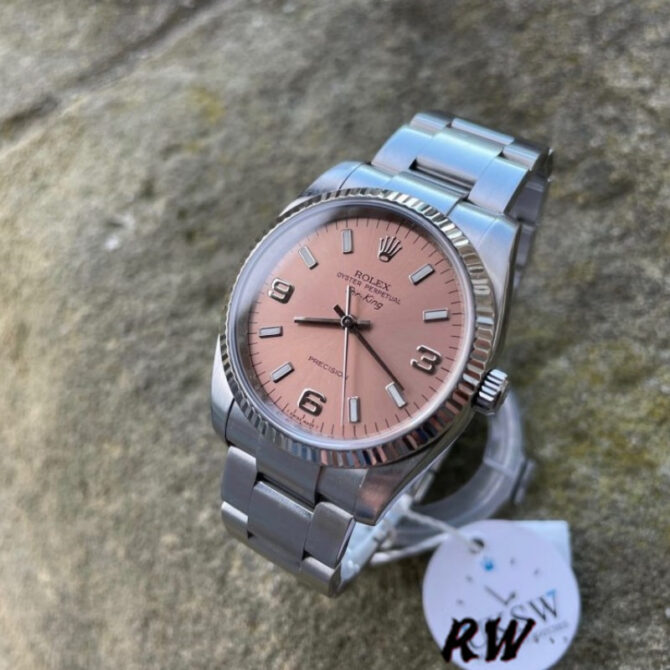 Rolex Air-King Stainless Steel Black Arabic Dial 116900 40mm Mens Replica Watch