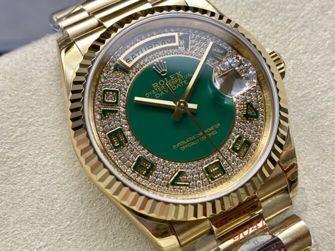 Replica Rolex Day-Date 118238 MOP White Dial 36mm Unisex Watch