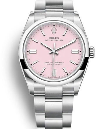 Replica Rolex Oyster Perpetual Lady 36mm Candy Pink Dial 126000