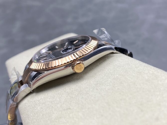 Rolex Datejust 41 Black Dial Fluted Bezel 126333 0013 Men's Watch