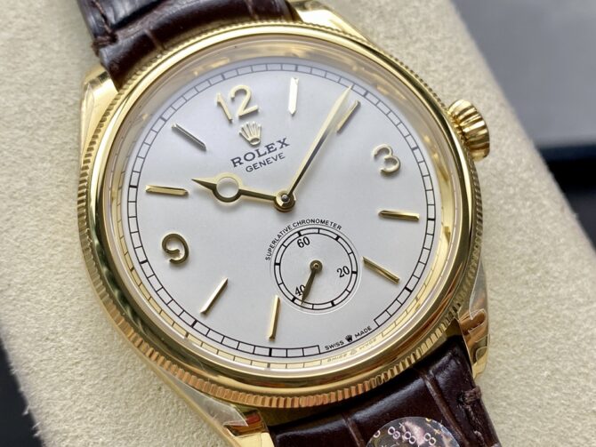 Rolex 1908 Yellow Gold 52508 0006 39 mm Replica Watch