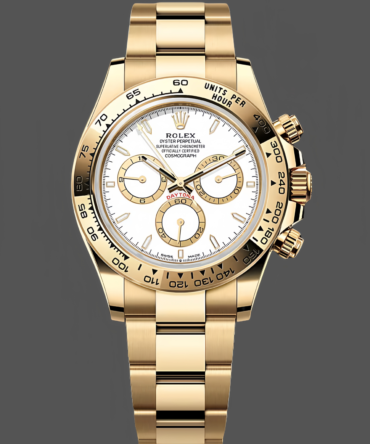 Rolex Daytona 126508 0001 18K Yellow gold White Dial Replica Watch