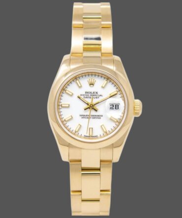 Rolex Datejust 179168 Smooth Domed White Index Dial 26MM Lady Replica Watch