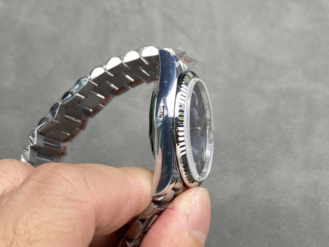 Replica Rolex Day Date 36 White Gold Blue Ombre Dial M128236 0020