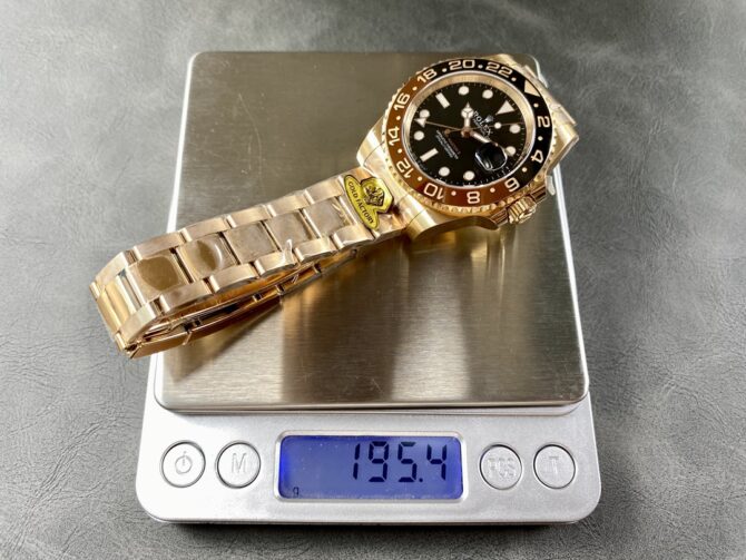 Rolex GMT-Master II 126715CHNR Black Dial Everose case 40MM Mens Replica Watch