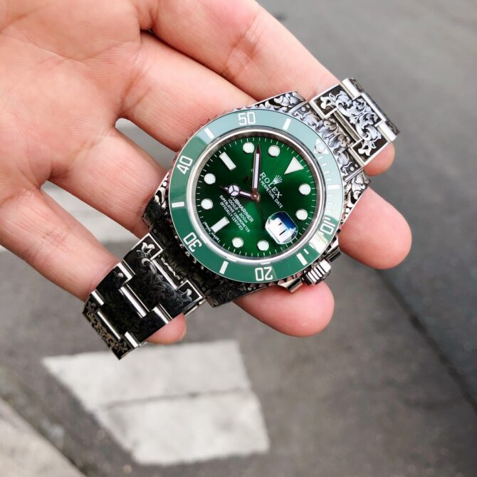 Huckleberry Custom Rolex Submariner Green