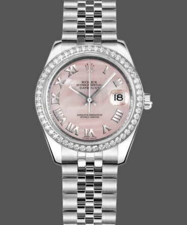 Rolex Datejust 178384 Pink Mother of Pearl Dial 31MM Lady Replica Watch