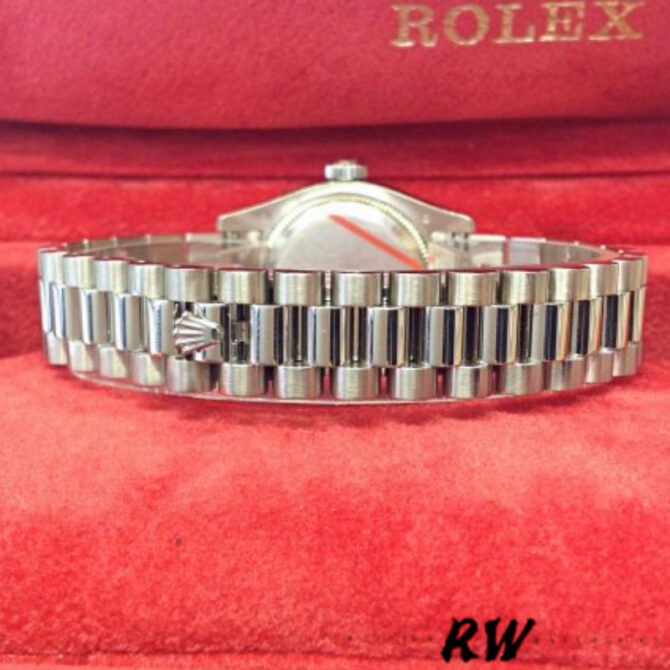 Rolex Datejust 179179 Black MOP Diamond Dial Fluted Bezel 26MM Lady Replica Watch