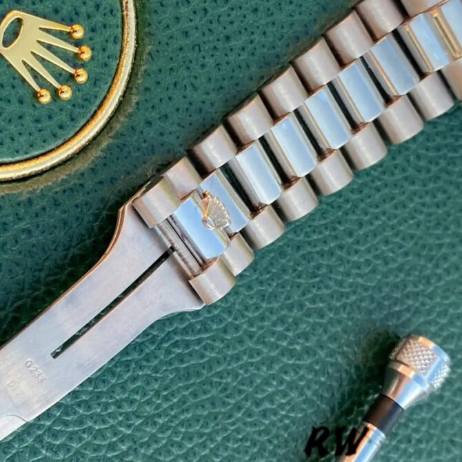 Replica Rolex Day-Date 118239 Roman Numeral White Dial 36mm Unisex Watch