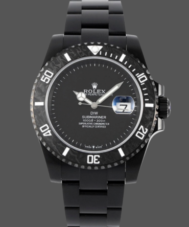 Rolex Submariner DIW Edition Parakeet Carbon Fiber Bezel 116610LB Black Dial