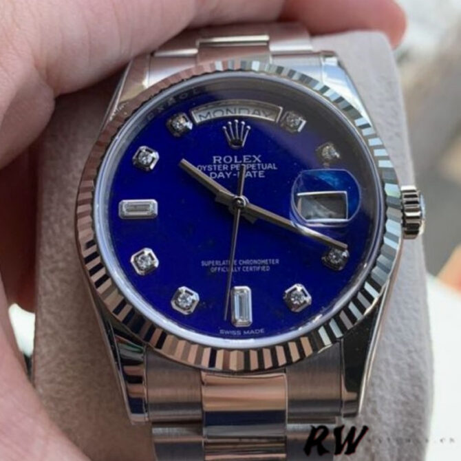 Replica Rolex Day-Date 118235 Rose Gold Chocolate Brown Dial 36mm Unisex Watch