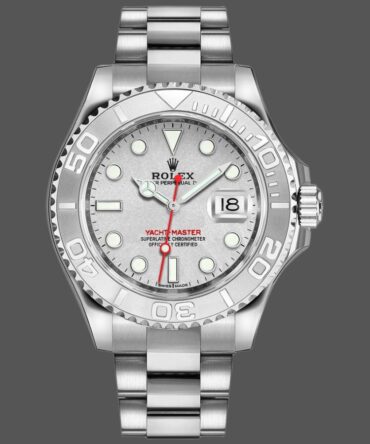 Rolex Yacht-Master 116622 Stainless Steel platinum Dial 40mm Mens Replica Watch