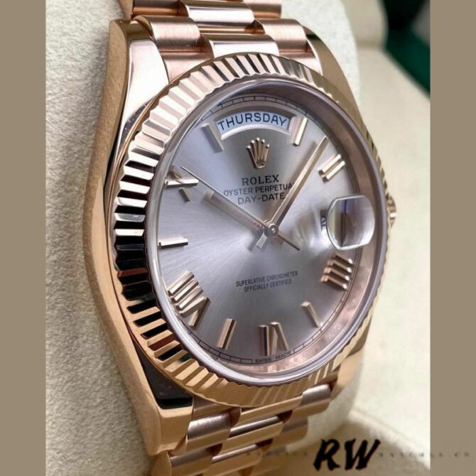 Replica Rolex Day-Date 218238 Champagne Dial Yellow Gold 41MM Mens Watch