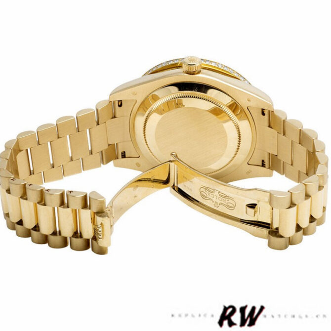 Replica Rolex Day-Date 218348 Champagne Roman Dial 41MM Mens Watch