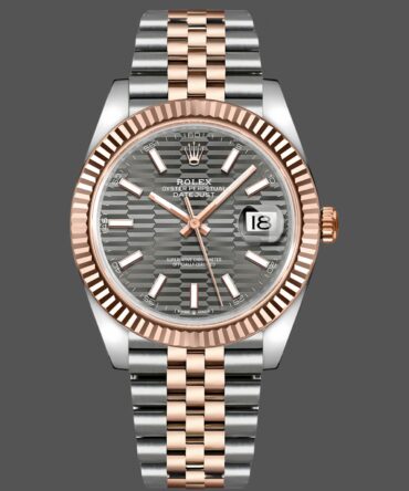 Rolex Datejust Grey Fluted Motif Dial m126331 0020 Mens Watch