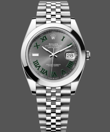 Rolex Datejust 41mm Stainless Steel m126300 0014 Slate Roman Jubilee