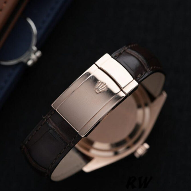 Rolex Sky-Dweller 326135 White Dial Rose Gold 42MM Mens Replica Watch