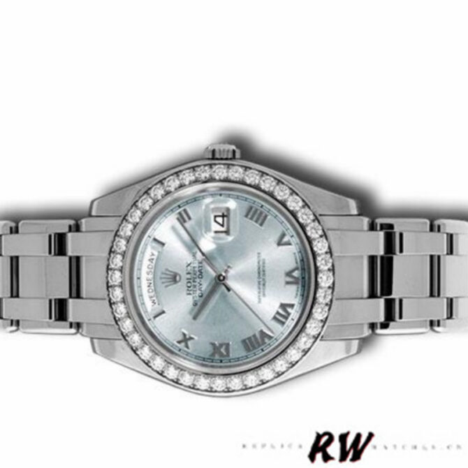 Replica Rolex Day-Date 18946 Ice Blue Roman Dial Special Edition 39MM Mens Watch