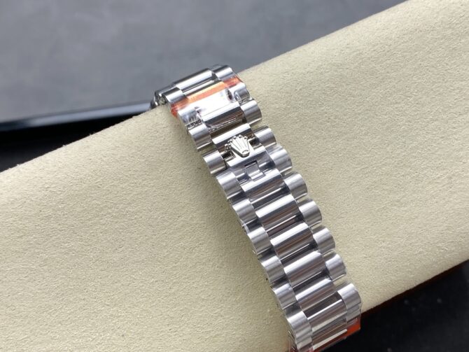 Replica Rolex Day-Date 128239 White Gold Pink Opal Dial 36MM Unisex Watch