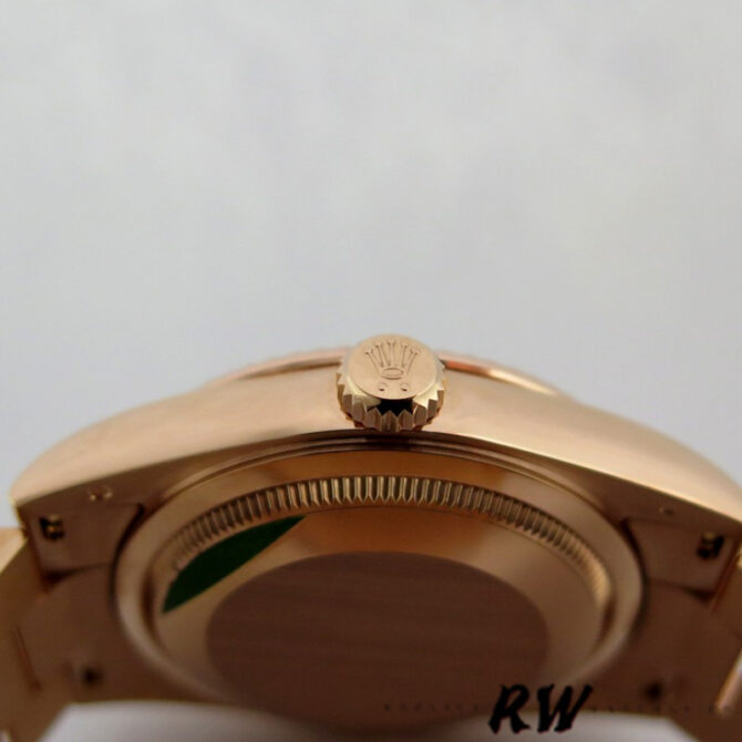 Replica Rolex Day-Date 118235 Rose Gold Chocolate Brown Dial 36mm Unisex Watch